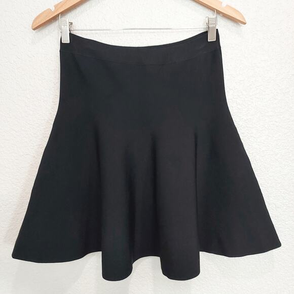BCBG Maxazria Black Skater Skirt Size M - Picture 1 of 6